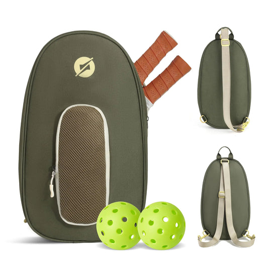 Dinkly Pickleball Sling Bag |Adjustable Backpack Paddles|Pickleball-Do